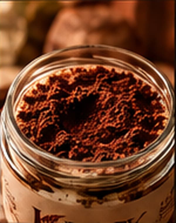 Open Kubrick tiramisu jar