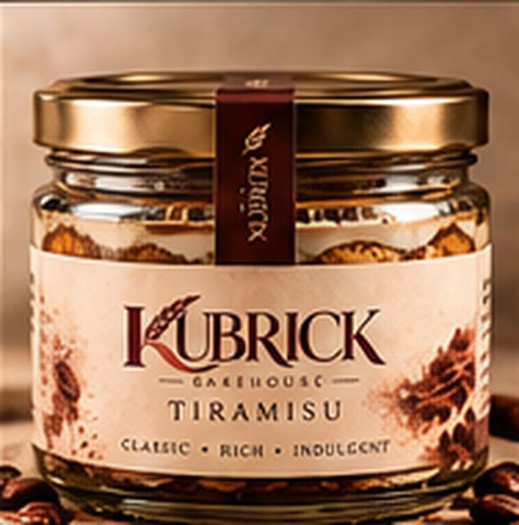 Kubrick Bakehouse tiramisu jar